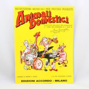 EDIZIONI ACCORDO - Animali Domestici Pezzetti Melodici 4 Mani