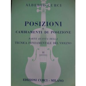 CURCI - Posizioni E Cambiamenti Di Posizione Curci X Violino