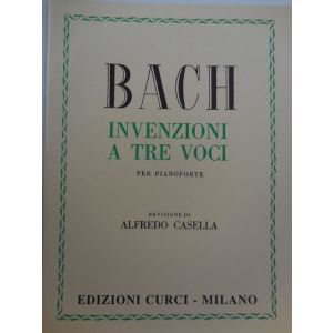 CURCI - Bach Invenzioni A Tre Voci Per Pianoforte