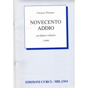 Curci - Oronzo Persano Novecento Addio Per Flauto E Chitarra