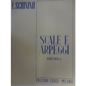 CURCI - L.Schinina' Scale E Arpeggi Per Viola