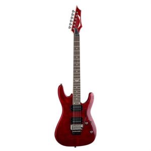 DEAN - Custom 350 Floyd-trd Rosso Translucido Chitarra elettrica 