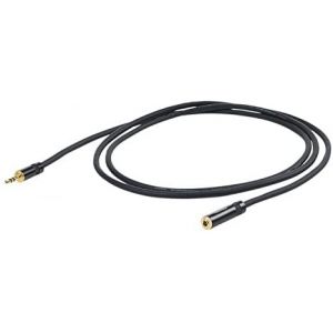 PROEL - Chlp180lu Cavo Stereo Jack M 3,5mm - Jack F 3,5mm Bilanciato 3mt