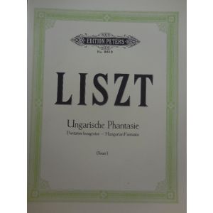 EDITION PETERS - Liszt Fantasie Ungheresi Per Pianoforte