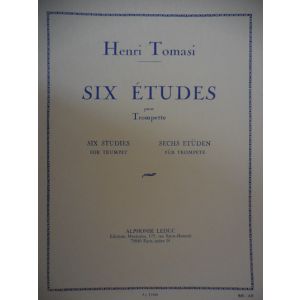 LEDUC - H.Tomasi Six Etudes Pour Trompette 