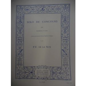 LEDUC - P.V. De La Nux Solo De Concours Pour Trombone Et Piano