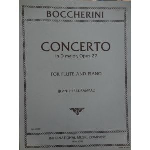 INTERNATIONAL MUSIC COMPANY - Boccherini Concerto In D Major Op 27 For Flute And piano