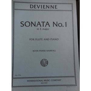 INTERNATIONAL MUSIC COMPANY - Devienne Sonata n.1 In E Major For Flute And Piano