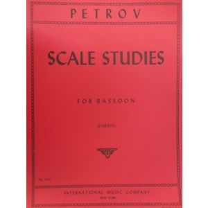 INTERNATIONAL MUSIC COMPANY - Petrov Scale Studies For Bassoon