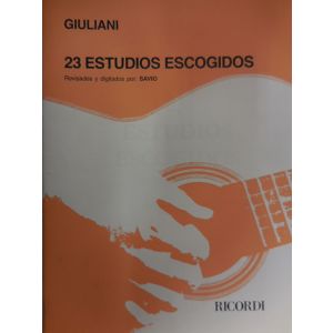 RICORDI - Giuliani 23 Estudios Escogidos