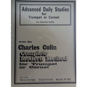 EDIZIONI MUSICALI RIUNITE - C.Colin Advanced Daily Studies For Trumpet Or Corn