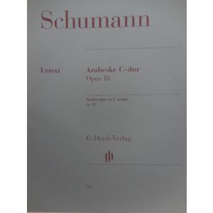 G.HENLE VERLAG - Schumann Arabesque In C Major Op 18 Per Pianoforte