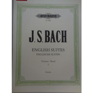 EDITION PETERS - Bach English Suites Vol. I