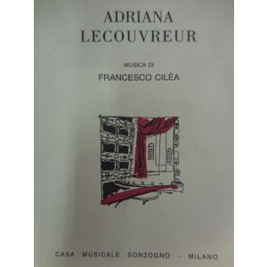 SONZOGNO - A.Lecouvreur Commedia-dramma Di Eugene Scribe