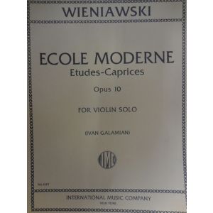 INTERNATIONAL MUSIC COMPANY - Wieniawski Ecole Moderne Etudes Caprices Op 10 For