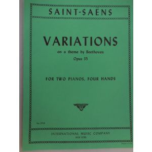 INTERNATIONAL MUSIC COMPANY - S.Saens Variations Op 35 Per P/ 4 Mani