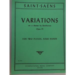 INTERNATIONAL MUSIC COMPANY - S.Saens Variations Op 35 Per P/ 4 Mani