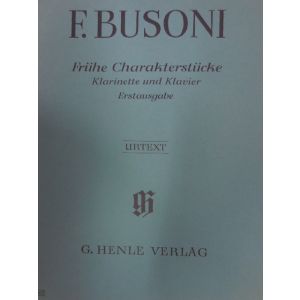 G.HENLE VERLAG - F.Busoni Klarinette Und Klavier Erstausgabe