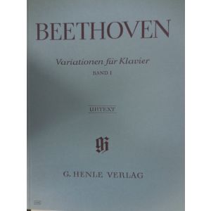 G.HENLE VERLAG - Beethoven Variationen Fur Klavier Band I