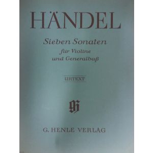 G.HENLE VERLAG - Handel Sieben Sonaten Per Violino