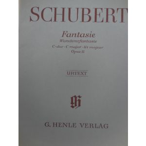 G.HENLE VERLAG - Schubert Fantasie In C Major Op 15 Per P/f