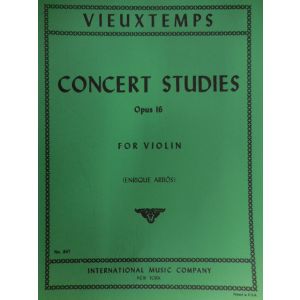 INTERNATIONAL MUSIC COMPANY - Vieuxtemps Concert Studies Op 16 For Violin