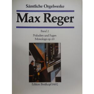 EDITION BREITKOPF - M.Reger Fantasien Und Fugen Band 1