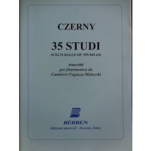 BERBEN - Czerny 35 Studi Scelti Dalle Op. 599, 849, 636 per fisarmonica