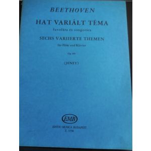 EDITIO MUSICA BUDAPEST - Beethoven Hat Varialt Tema Fugolara Es Zongorara