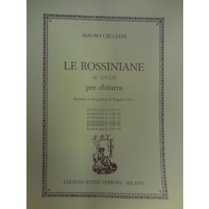 SUVINI ZERBONI - M.Giuliani Le Rossiniane Op.119-124 Per Chit.(ross