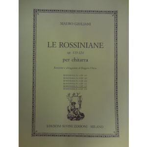 SUVINI ZERBONI - M.Giuliani Le Rossiniane Op 119-124 Per Chit.(ross