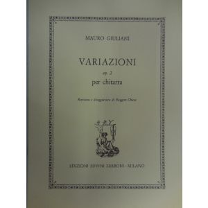 SUVINI ZERBONI - M.Giuliani Variazioni Op.2 Per Chitarra