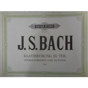 EDITION PETERS - J.S.Bach Choralvorspiele Und Duetten For Orgel