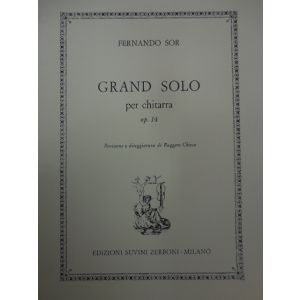 SUVINI ZERBONI - F.sor Grand Solo Per Chitarra Op.14