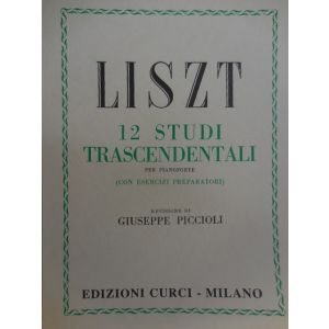 CURCI - Liszt 12 Studi Trascendentali Per Pianoforte
