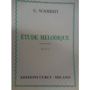 CURCI - G.Sgambati Etude Melodique Per Pianoforte