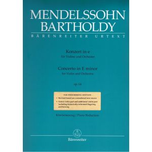 Barenreiter - Mendelsshon Bartholdy Konzert In E Fur Violine Und Orchest