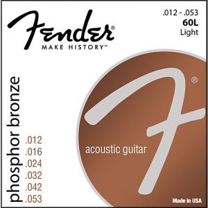 FENDER - 60L Corde Per Chitarra Acustica 12-53 Phosphor Bronze