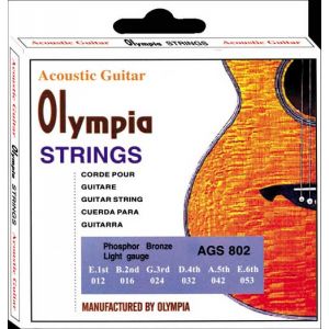 OLYMPIA STRINGS - Ags 802 Acoustic Gtr String 012-053 [pb]