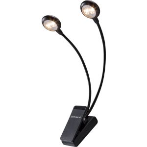 ROLAND - Lcl-15w Led Dual Clip Light Doppia lampada a clip con LED bianchi a luce calda