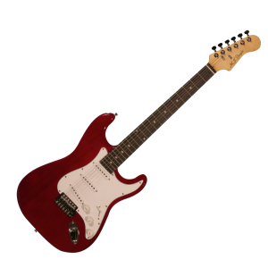 M.J.DOUGLAS - Mjst11 Chitarra Elettrica Transparent Red