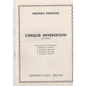 Curci - Oronzo Persano Cinque Invenzioni