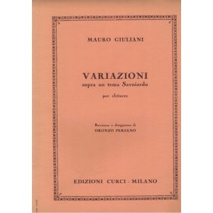 M.giuliani Variazioni Sopra Un Tema Savoiardo