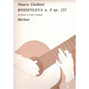 Suvini Zerboni - M.giuliani Rossiniana N 4 Op.122 Per Chitarra