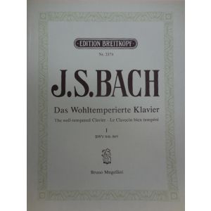 EDITION BREITKOPF - Bach Das Wohltemperierte Klavier Vol.I