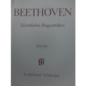 G.HENLE VERLAG - Beethoven Samtliche Bagatellen P/f