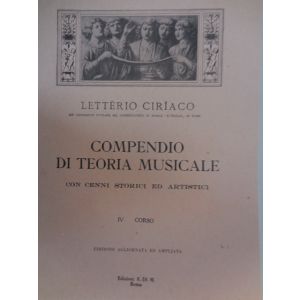 L.CIRIACO - Compendio Di Teoria Musicale Iv Corso