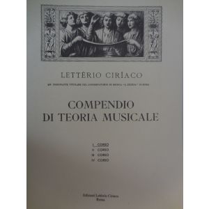 L.CIRIACO - Compendio Di Teoria Musicale I Corso