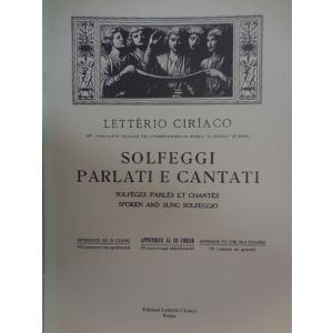 L.CIRIACO - Solfeggi Parlati E Cantati Appendice A