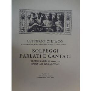 L.CIRIACO - Solfeggi Parlati E Cantati IV Corso